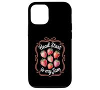 Head Start is My Jam Strawberry Teacher Pre-k Student Funny Coque pour iPhone 12/12 Pro