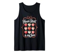 Head Start is My Jam Strawberry Teacher Pre-k Student Funny Débardeur