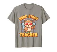 Head Start Teacher Owl Back to School Education Kids T-Shirt