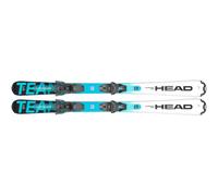HEAD Supershape Team Easy JRS 314203 + 100922 JRS 7.5 GW CA BR.78[H] Fixations pour skis junior Blanc/bleu