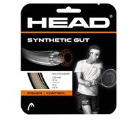 HEAD Jeu complet de cordes de tennis intestinales synthétiques, calibre 16, doré, 12,7 m de long