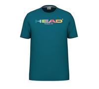 Head Racket Rainbow Short Sleeve T-shirt Bleu 2XL Homme