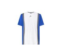 HEAD T-Shirt pour Homme, Bleu Roi/Blanc, S