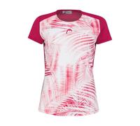 HEAD Tie-Break T-Shirt Femme, Mulberry/Print, XS