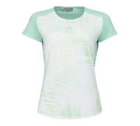 HEAD Tie-Break T-Shirt Femme, Vert Pastel-imprimé, Green-Print M