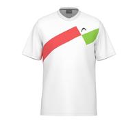 Head Racket Topspin Short Sleeve T-shirt Blanc S Homme