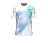 Head Topspin T-Shirt garçon, Turquoise/Print Vision, 164