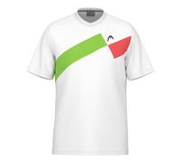 HEAD Topspin T-shirt Hommes-Blanc,Rouge XS