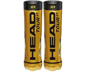 HEAD Tour XT Tournament 2x4 pièce Bi-Pack Multicolore ONE-SIZE