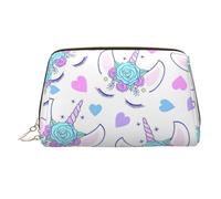 Head - Trousse de maquillage en cuir - Pochette de voyage - Organiseur de toilette