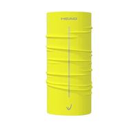 HEAD Tube réflecteur original, foulard multifonction unisexe pour enfant - Coupe-vent - Ski - Cyclisme - Tube réflecteur - Pour enfants, jaune fluo, jaune néon, taille unique