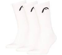 Head Unisex Crew 3-Pack Chaussettes Blanc 35-38