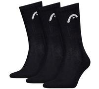 Head Unisex Crew 3-Pack Chaussettes Noir 35-38