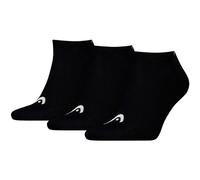 HEAD Unisex No Show 3-Pack Chaussettes Noir 43-46