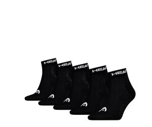 HEAD Unisexe All Sports Quarter (lot de 5), Noir, 39-42