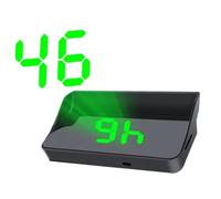 Head Up Display pour voiture - Projecteur HUD précis pour voiture, écran LED coloré avec visière pare-soleil, mode GPS, rechargeable par USB, affichage compteur de vitesse de voiture