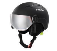 HEAD Visor Mojo Casque de Ski Jeunesse Unisexe, Noir, XXS