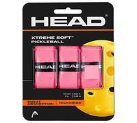 HEAD Xtremesoft Pickleball Surgrip Unisexe, Rose, 3-Pack