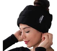 HEADACHE HAT - Bonnet anti-migraine, poche de glace anti-migraine, 2 heures de froid, 24 blocs de glace individuels amovibles dans un bandeau réglable, conçu par une personne souffrant de migraine,