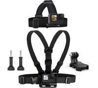 Headband Attachment Harness Chest Strap Chesty Frontal Head Compatible with GoPro Hero 13 12 11 10 9 8 7 6 5 Session DJI Osmo Action Cameras