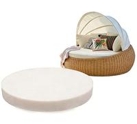 HEADBOARD Coussin rond en mousse d'ameublement, feuille de mousse 3 cm/5 cm/8 cm/10 cm d'épaisseur, mousse haute densité pour lit de jour extérieur, matelas rond, lit de terrasse, transat de