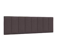vidaXL Coussin de tête de lit marron foncé 80 cm tissu 4019138