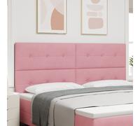 Headboard Led Vidaxl Rose 100 Cm Velours