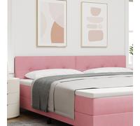 Headboard LED vidaXL Tête de lit capitonnée Rose 100 cm Velours