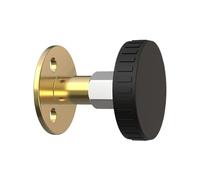 Headboard Stoppers Wall, Adjustable Threaded Anti-Shake Protector Pads, Noise-Reducing Furniture Support Tool Leakproof Base, for Beds in Guest Room, Dorm, Elderly Homes, Kids' Rooms, 40 mm Stainless