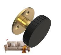 Headboard Stoppers Wall, Adjustable Threaded Anti-Shake Protector Pads, Noise-Reducing Furniture Support Tool Leakproof Base, for Beds in Guest Room, Dorm, Elderly Homes, Kids' Rooms, 40 mm Stainless