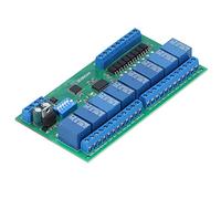 Headerbs 64 Appareils en Carte de Relais Parallèle, 8 Entrées 8 Sorties, Boîtier de Rail DIN35, Carte d'extension PLC, Module de Port Série pour Contrôle de Commutateur, Contrôleur