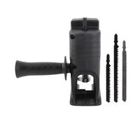 Headerbs Adaptateur de Conversion de Scie électrique vers Adaptateur de Tronçonneuse, Tête de Conversion de Scie Alternative Portable 3 Lames (Black)