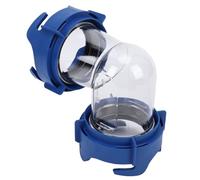 Headerbs Adaptateur de Réservoir Fourre-Tout RV, Coude Transparent à 90 Degrés, pour Remorques de Véhicules de Camping, Verrouillage étanche aux Odeurs et Connexion étanche