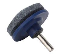 Headerbs Affûteur de Lame de Tondeuse, 2 Pièces Affûteur de Lame de Tondeuse à Gazon Universel avec Conception d'équilibre Rotatif, Matériau en Acier de Outil Efficace pour Affûter