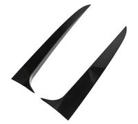 Headerbs Aileron Latéral de Lunette Arrière, Paire de Couvercles D'aileron de Lunette Arrière en ABS Noir Brillant de Remplacement pour X3 F25 2011-2017