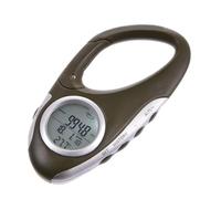 Headerbs Altimètre Baromètre Numérique Portable, Affichage rétroéclairé | Outil portatif de pression d\'air d\'altitude, alimenté par batterie CR2032, corps ABS Compact, équipement de pêche de