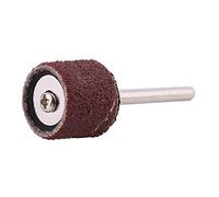 Headerbs Bandes de Ponçage de Tambour, Kit de Ponçage de Tambour Résistant à l'usure avec Mandrin, 100 Pièces pour Polissage en Métal et Menuiserie (Grande bague de papier de verre 80 mesh)