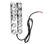 Headerbs Brumisateur à Ultrasons, Brumisateur à 10 Têtes en Acier Inoxydable 350 W avec Câble de 5 M, Protection de Buse Indépendante, Sortie 7 L H, pour Bassin, Paysage, Rocaille, Piscine