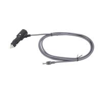 Headerbs Câble d'alimentation Satellite Rectangulaire de 2 M pour Mini Antenne Parabolique 12 V-24 V DC Adaptateur Allume-Cigare Chargeur USB étanche Remplacement du Cordon de Voiture,