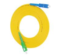 Headerbs Câble de Raccordement Monomode en PVC de 10 Mètres pour Communication par Fibre Optique et Utilisation des Télécommunications