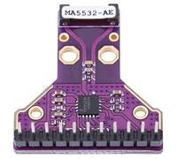 Headerbs Capteur de Détecteur de Foudre AS3935, Carte de Dérivation I2C SPI 2,4 V à 5,5 V, Détection de Distance de Frappe de 1 Km à 40 Km, Seuils Programmables pour l'électronique de de Station