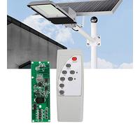 Headerbs Carte de Circuit imprimé Solaire, Module de Contrôleur Solaire à luminosité Réglable avec Induction à Micro-ondes et Télécommande pour l'éclairage Extérieur