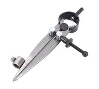 Headerbs Compas Diviseur à Ressort, 4 po, Rayon de 103 mm, Porte Stylo | Acier au Carbone, Pointes Trempées, Compas en Cuir, Travail du Bois, Travail des Métaux, Compatible avec Stylo,