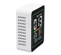 Headerbs Compteur de qualité de L'air 5 en 1 Compteur de qualité de L'air Intérieur avec écran LCD de Suivi en Temps Réel pour les Bureaux de Laboratoires à Domicile Consommation