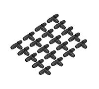 Headerbs Connecteur de Tuyau Tee 20 Pièces Kit de Raccords d'irrigation Goutte à Goutte Droits 811 Tuyaux Réglables Jardin Serre Buse d'atomisation Joint Tuyau 'eau Accessoires, Bonne étanchéité,