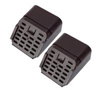 Headerbs Connecteur D'extension de Gouttière Type A, 3x4 Pouces, Filtre de Sortie, Protection des Feuilles pour Le Fond des Descentes de Gouttière (Brown)