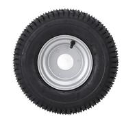 Headerbs Ensemble de Roues et de Pneus Utilisés pour ATV Quad Go Kart Cart Mini Vélo avec Jante 13x5.00-6 Conception Antidérapante Pneu Tout Terrain sans Chambre à Vide