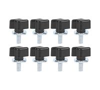 Headerbs Hard Top Quick Removal Fastener Kit, Aluminum Alloy M8 | Écrous à vis moletée pour opération manuelle, changements saisonniers de toit à la maison, YJ TJ JK 1995 2016, montage de