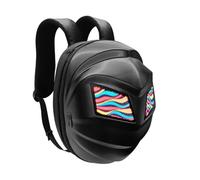 Headerbs LED Saclot de Sac à Dos Programmable Cover Dur - Interface USB Interface Grande capacité pour la Randonnée de Voyage pour Le Ventilateur de Motard