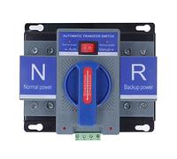 Headerbs Mini Commutateur de Transfert Automatique de Type CB 2P, Matériau PC, Commutation Rapide pour Système Solaire Photovoltaïque Domestique, Solution d'alimentation Fiable pour Générateurs